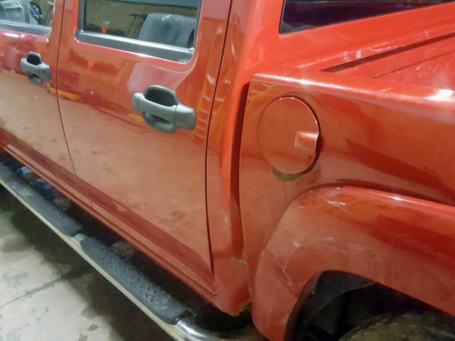 1GCDT136158223834 - 2005 CHEVROLET COLORADO RED photo 9