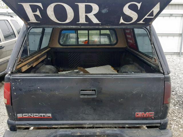 1GTCS1943Y8154878 - 2000 GMC SONOMA BLACK photo 6