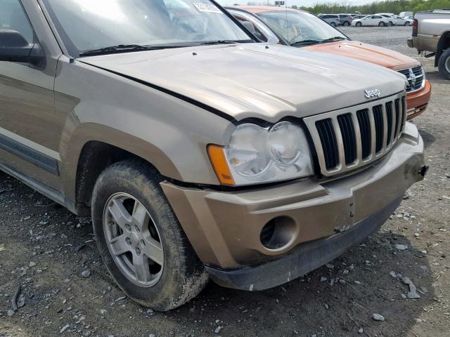 1J4GR48K16C311360 - 2006 JEEP GRAND CHER GOLD photo 10