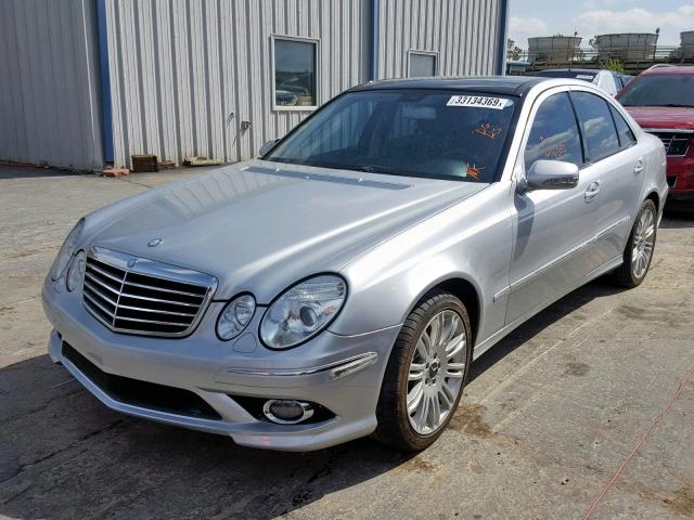 WDBUF56X89B417643 - 2009 MERCEDES-BENZ E 350 SILVER photo 2