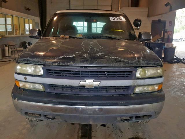 1GNEK13Z02J234692 - 2002 CHEVROLET TAHOE BLACK photo 9