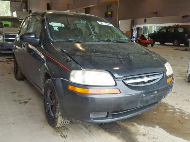 KL1TD66688B020133 - 2008 CHEVROLET AVEO BASE შავი ფოტო 1