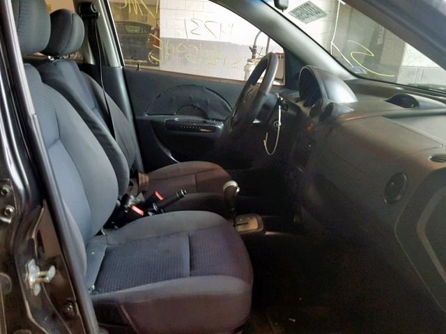 KL1TD66688B020133 - 2008 CHEVROLET AVEO BASE შავი ფოტო 5