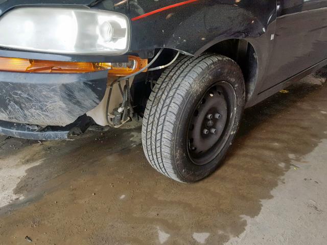 KL1TD66688B020133 - 2008 CHEVROLET AVEO BASE შავი ფოტო 9