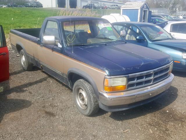 1B7GL26X8NS669196 - 1992 DODGE DAKOTA TWO TONE photo 1