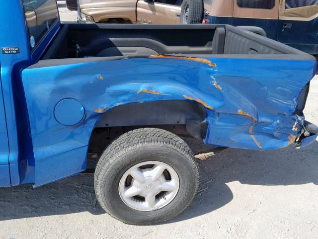 1B7GL2AX9YS682146 - 2000 DODGE DAKOTA QUA BLUE photo 9