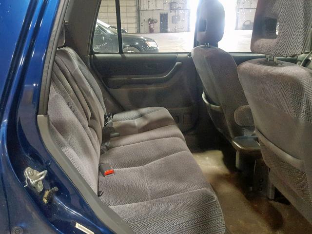 JHLRD1845WC089518 - 1998 HONDA CR-V LX BLUE photo 6