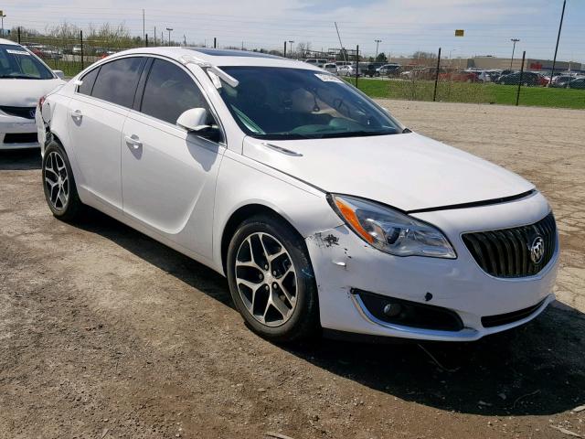 2G4GL5EX7H9168241 - 2017 BUICK REGAL SPOR WHITE photo 1