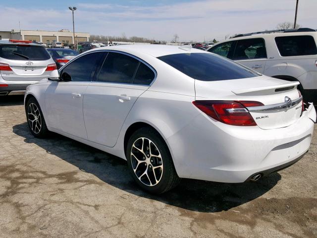 2G4GL5EX7H9168241 - 2017 BUICK REGAL SPOR WHITE photo 3