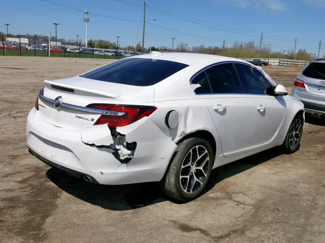 2G4GL5EX7H9168241 - 2017 BUICK REGAL SPOR WHITE photo 4