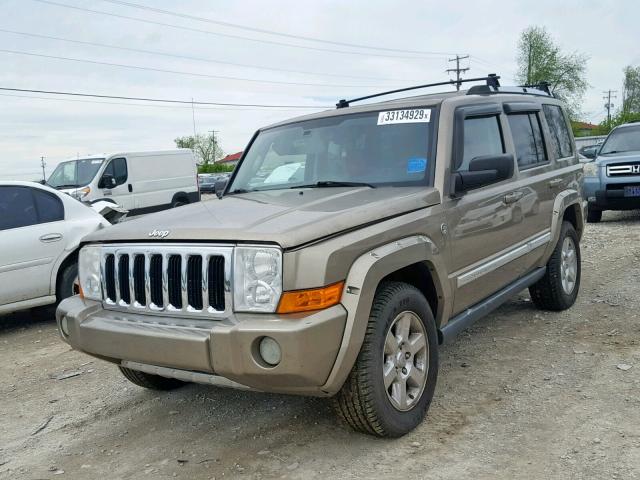 1J8HG58276C276189 - 2006 JEEP COMMANDER BROWN photo 2