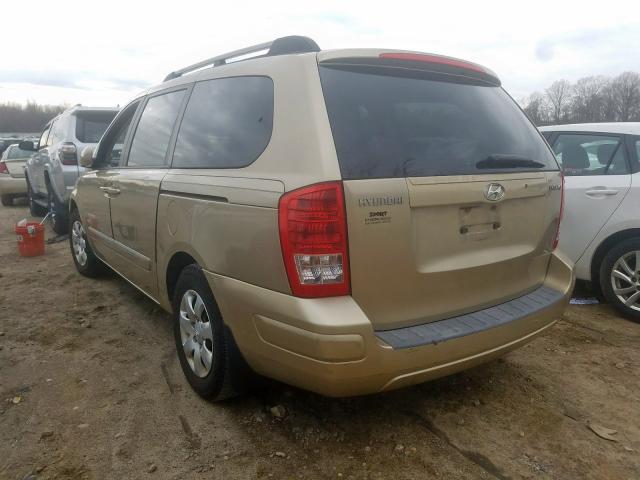 KNDMC233786055533 - 2008 HYUNDAI ENTOURAGE GLS  photo 3