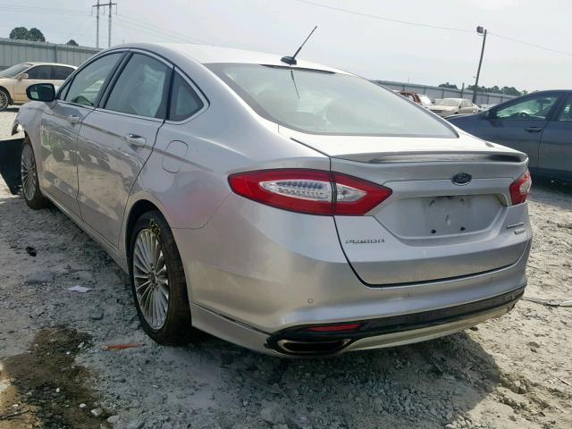 3FA6P0K9XGR400522 - 2016 FORD FUSION TIT SILVER photo 3