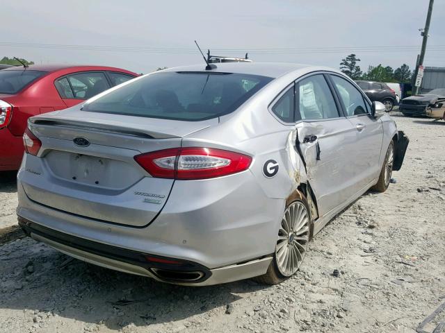 3FA6P0K9XGR400522 - 2016 FORD FUSION TIT SILVER photo 4