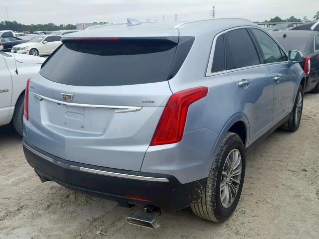 1GYKNBRS5HZ307255 - 2017 CADILLAC XT5 LUXURY BLUE photo 4