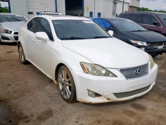 JTHBK262672039003 - 2007 LEXUS IS 250 WHITE photo 1