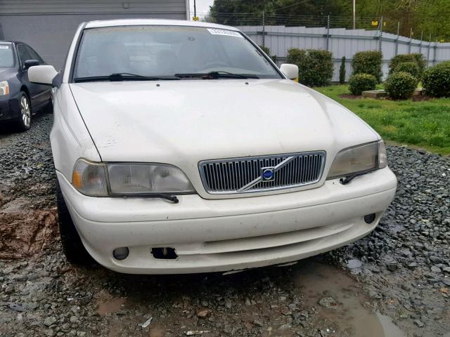 YV1NK53D91J028316 - 2001 VOLVO C70 TURBO WHITE photo 9