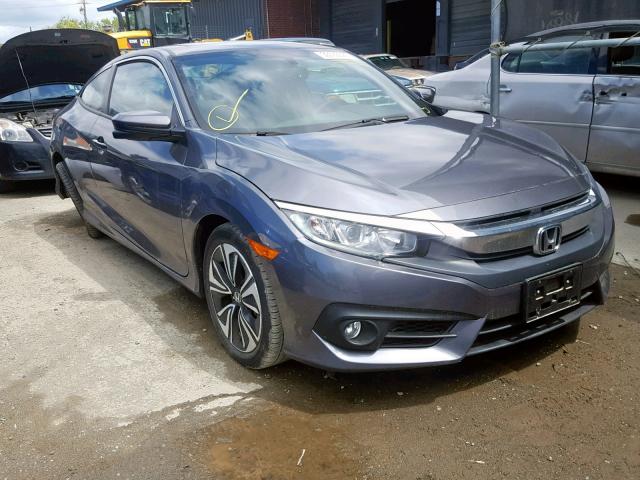 2HGFC3B71HH358343 - 2017 HONDA CIVIC EXL GRAY photo 1