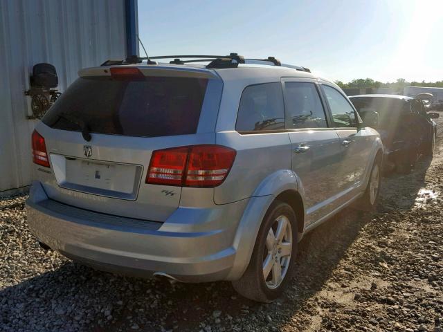 3D4GG67V89T190499 - 2009 DODGE JOURNEY R/ SILVER photo 4