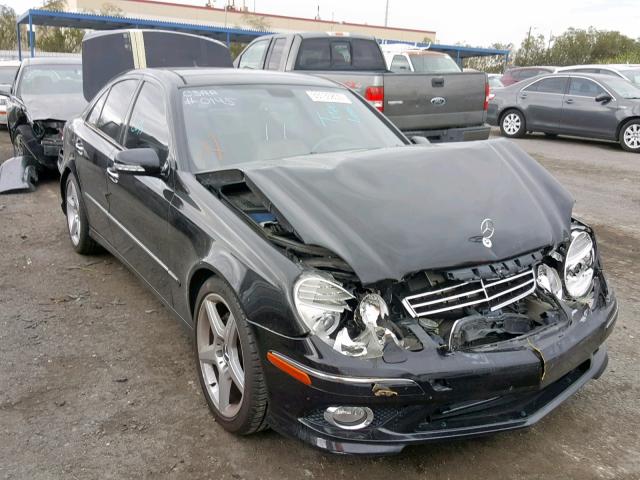 WDBUF56X77B047377 - 2007 MERCEDES-BENZ E 350 BLACK photo 1