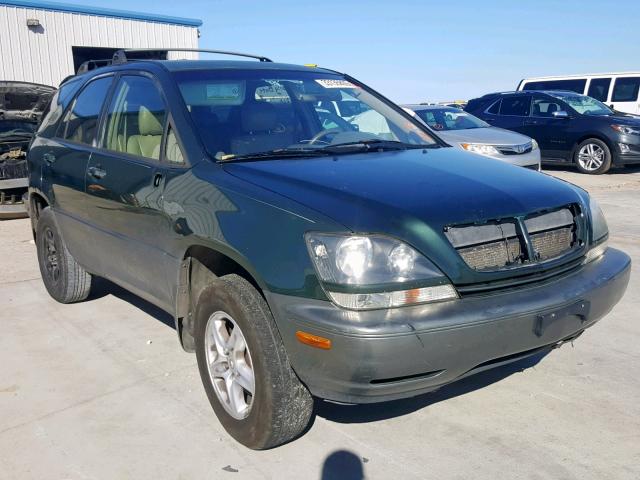 JT6HF10U9X0019352 - 1999 LEXUS RX 300 GREEN photo 1