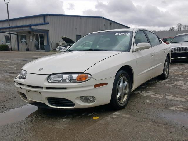 1G3GR64H614240915 - 2001 OLDSMOBILE AURORA WHITE photo 2