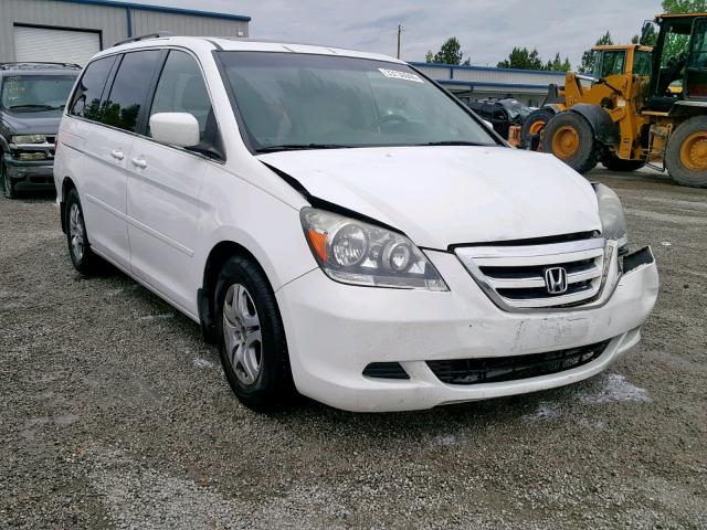 5FNRL38686B436646 - 2006 HONDA ODYSSEY EX WHITE photo 1
