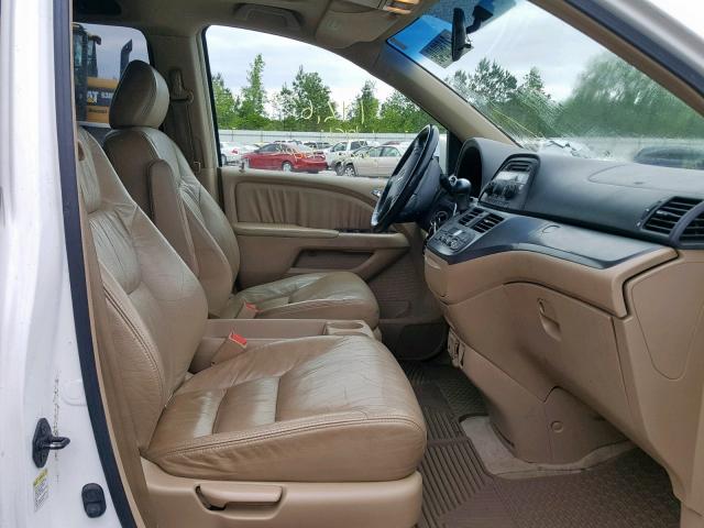 5FNRL38686B436646 - 2006 HONDA ODYSSEY EX WHITE photo 5