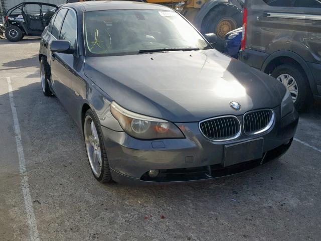 WBANE53516CK89583 - 2006 BMW 525 I GRAY photo 1