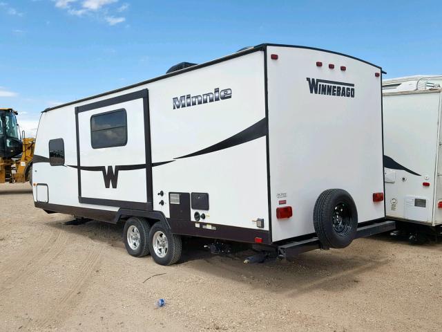 54CA11P28F1C12276 - 2015 WINNEBAGO MINNIEWINN WHITE photo 3