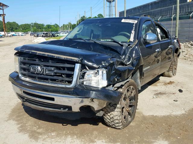 3GTP2WE30BG129790 - 2011 GMC SIERRA K15 BLACK photo 2