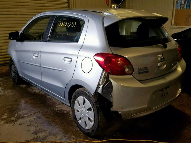 ML32A3HJ1FH033848 - 2015 MITSUBISHI MIRAGE DE SILVER photo 3