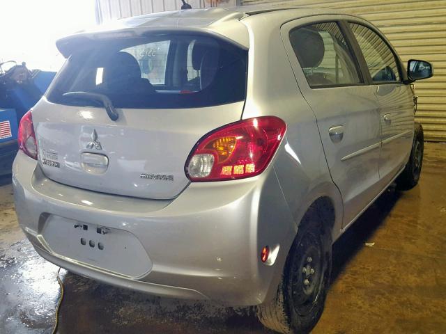 ML32A3HJ1FH033848 - 2015 MITSUBISHI MIRAGE DE SILVER photo 4