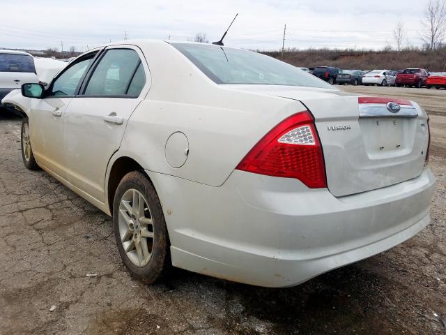 3FAHP0GA4CR108080 - 2012 FORD FUSION S  photo 3