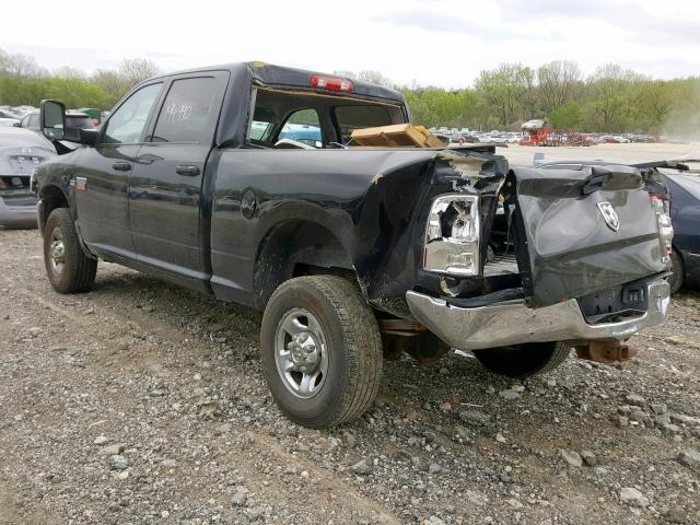 3C6TD5CT0CG205815 - 2012 DODGE RAM 2500 S შავი ფოტო 3