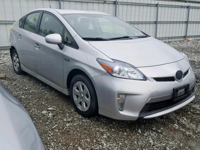 JTDKN3DP2F3069296 - 2015 TOYOTA PRIUS PLUG SILVER photo 1