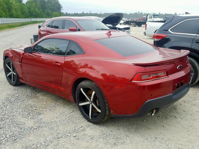 2G1FK1EJ1E9256889 - 2014 CHEVROLET CAMARO 2SS RED photo 3