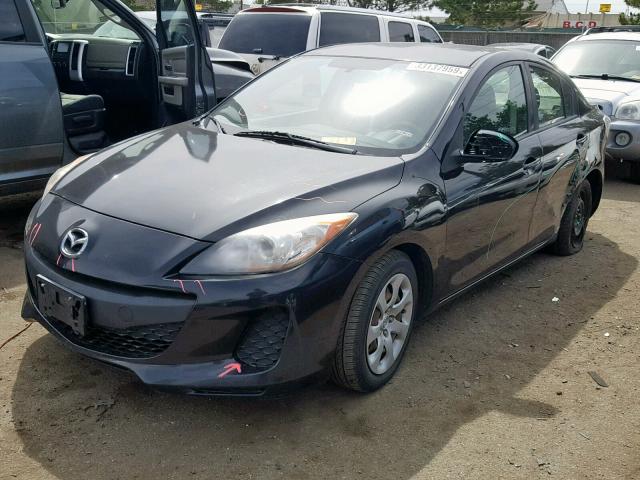 JM1BL1UF5C1578727 - 2012 MAZDA 3 I BLACK photo 2