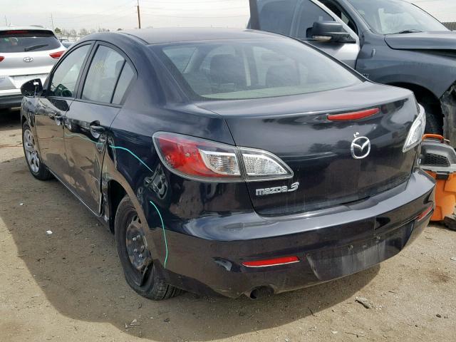 JM1BL1UF5C1578727 - 2012 MAZDA 3 I BLACK photo 3