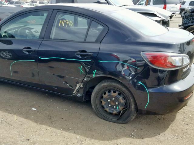 JM1BL1UF5C1578727 - 2012 MAZDA 3 I BLACK photo 9