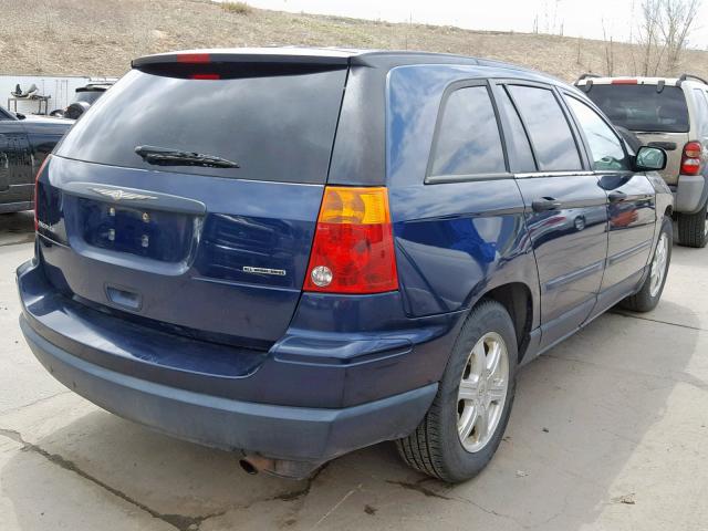 2C4GF48485R471225 - 2005 CHRYSLER PACIFICA BLUE photo 4