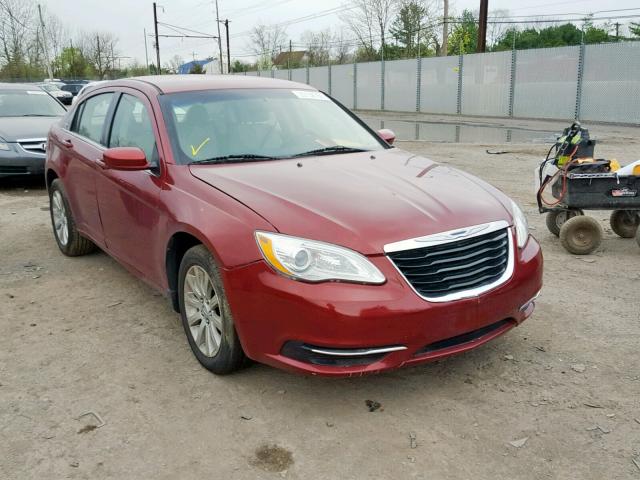 1C3CCBBB3DN543614 - 2013 CHRYSLER 200 TOURIN MAROON photo 1