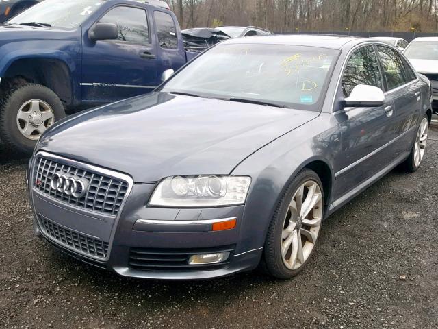 WAUPN94E08N011375 - 2008 AUDI S8 QUATTRO GRAY photo 2