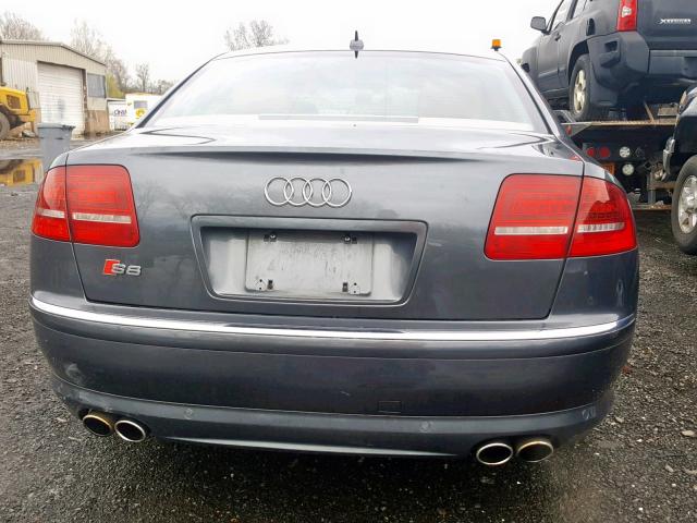 WAUPN94E08N011375 - 2008 AUDI S8 QUATTRO GRAY photo 9