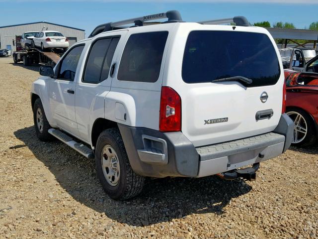 5N1AN08U69C510521 - 2009 NISSAN XTERRA X WHITE photo 3