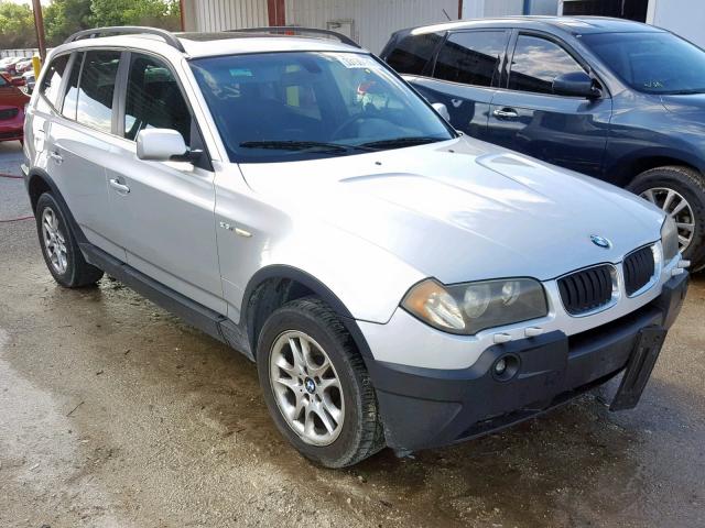 WBXPA73414WB25942 - 2004 BMW X3 2.5I SILVER photo 1