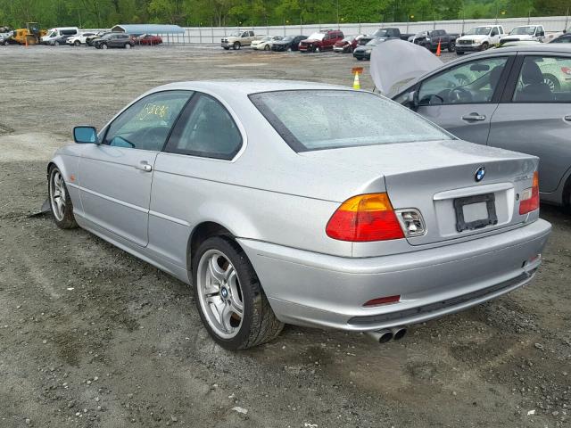 WBABN53441JU24070 - 2001 BMW 330 CI SILVER photo 3