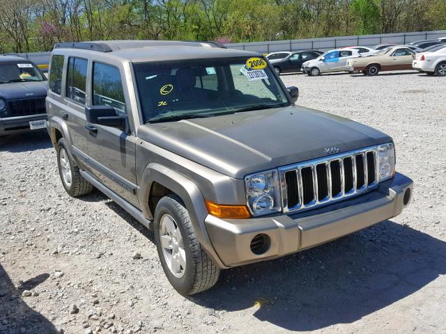 1J8HG48K06C173450 - 2006 JEEP COMMANDER GOLD photo 1
