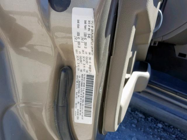 1J8HG48K06C173450 - 2006 JEEP COMMANDER GOLD photo 10