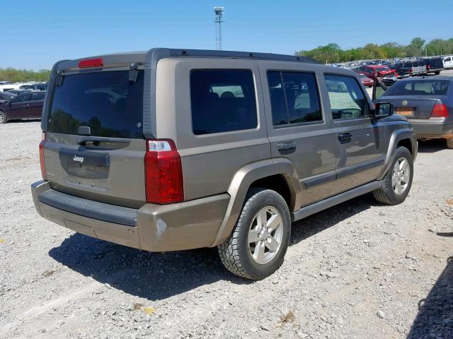 1J8HG48K06C173450 - 2006 JEEP COMMANDER GOLD photo 4